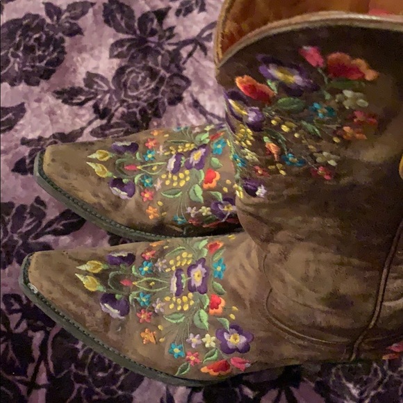 Old gringo floral embroidered boots - Picture 3 of 8